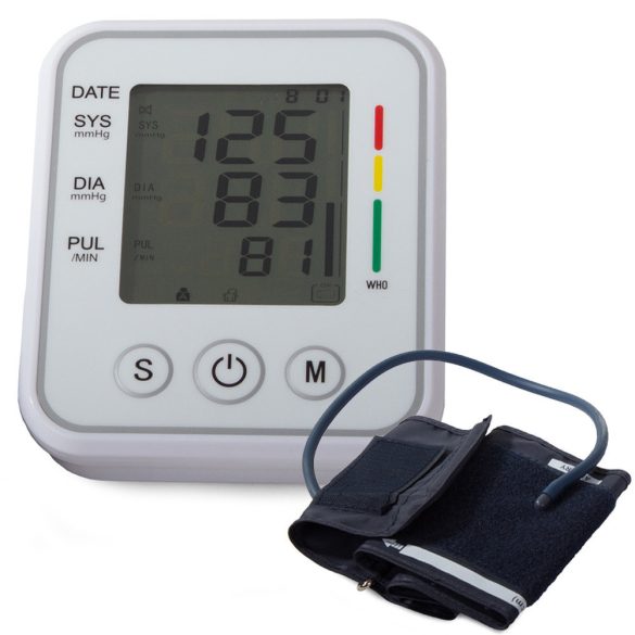 Felső kar vérnyomásmérő lcd elektronikus tok