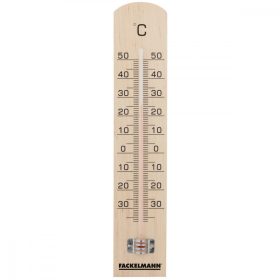 Beltéri és kültéri fa fali hőmérő