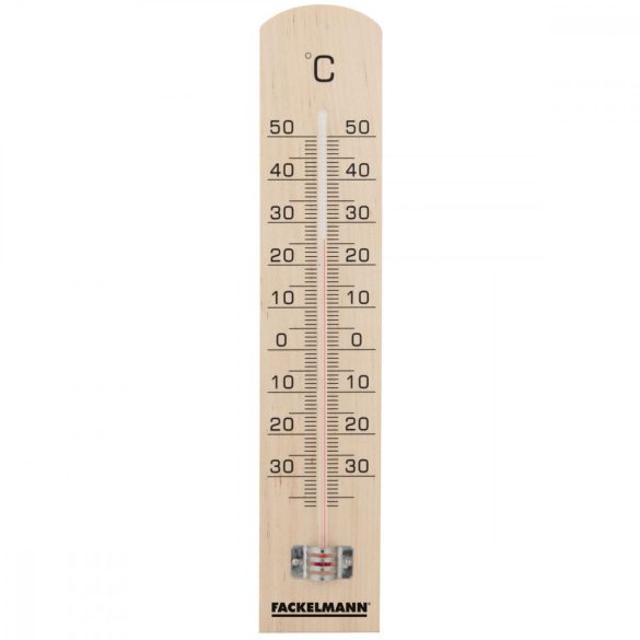 Beltéri és kültéri fa fali hőmérő