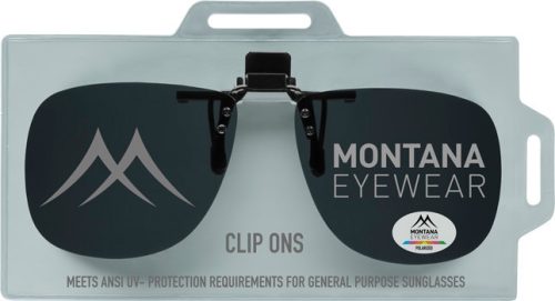 Felhajtható polár napszemüveg előtét szürke (keskenyebb)