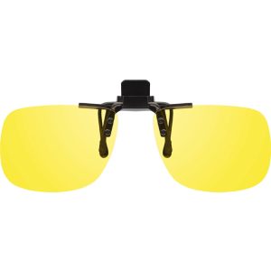 Felhajtható polár napszemüveg előtét sárga (keskenyebb)