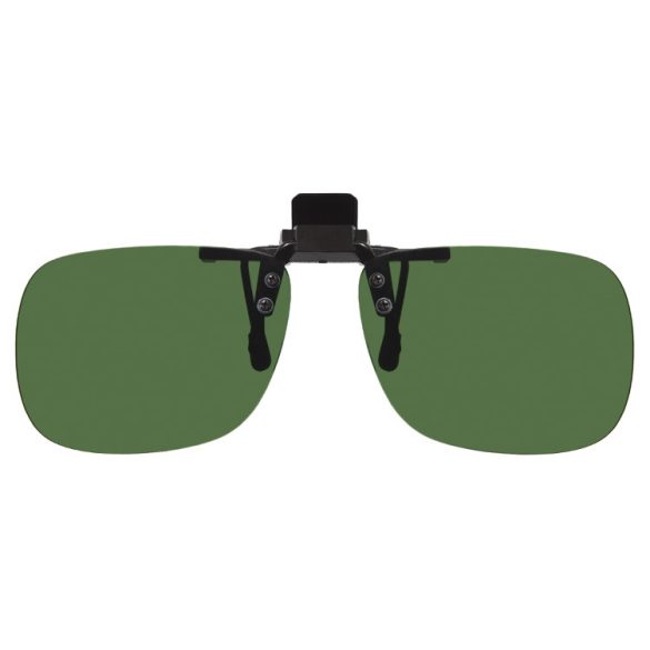 Felhajtható napszemüveg előtét zöld