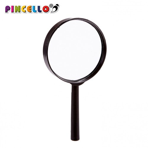 Üveg nagyító fekete nyéllel