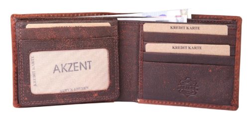 Akzent férfi pénztárca bőrből