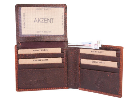 Akzent férfi pénztárca bőrből