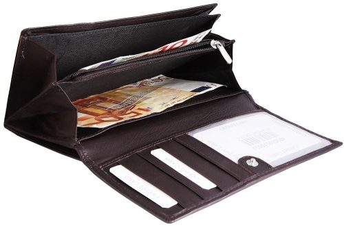 Akzent női pénztárca valódi bőrből