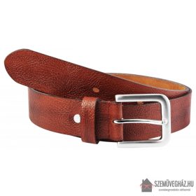   Leonardo Verrelli valódi bőr öv, világosbarna, rövidíthető