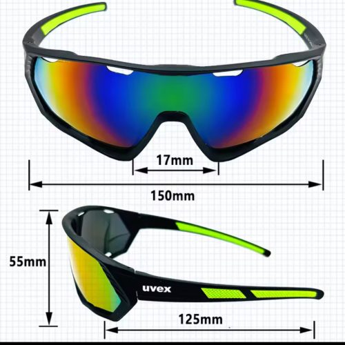 Uvex dioptria betetes sportszemüveg több színben