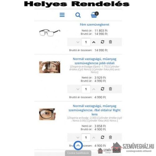 Acetát szemüvegkeret