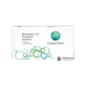 Biomedics 55 Evolution (6 db) BC.: 8.8 (pluszos dioptriák)