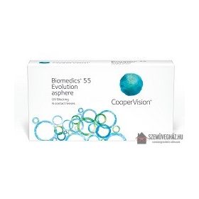   Biomedics 55 Evolution (6 db) BC.: 8.6/8.9 (mínuszos dioptriák)