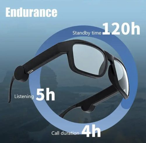 Okos napszemüveg  Telefon-Zenehalgatás funkcióval