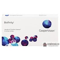 Biofinity havi kontaklencse 3 vagy 6 db os kiszerlés