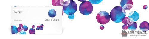 Biofinity havi kontaklencse 3 vagy 6 db os kiszerlés (gyors)