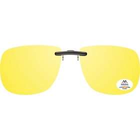 Napszemüveg előtét fém keretekhez - sárga