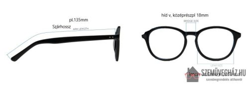 Műanyag szemüvegkeret