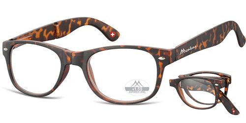 Összehajtható olvasószemnüveg dobozban, több dioptriában