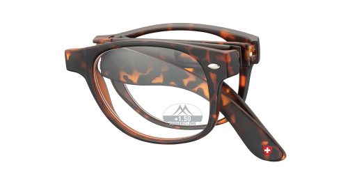 Összehajtható olvasószemnüveg dobozban, több dioptriában