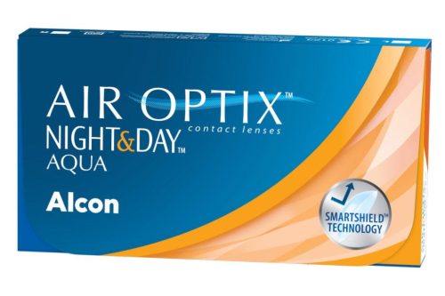 Air Optix® Night&Day® Aqua havi kontaklencse 3 vagy 6 db/doboz (gyors)