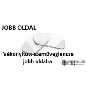 Jobb oldali Vékonyított Szemüveglencse 