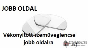 Jobb oldali Vékonyított Szemüveglencse 