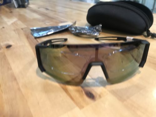 Dioptriás betétes sportszemüveg