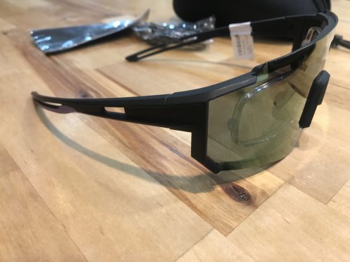 Dioptriás betétes sportszemüveg