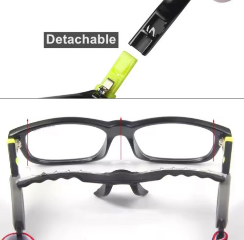Pántra cserélhető szárú sportszemüveg