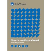 DIOPTRIÁS VÉDŐSZEMÜVEGEK, EN 166 szabvány Megfelelőségi nyilatkozattal.