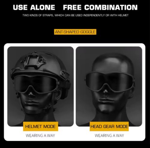 Taktikai szemüveg katonai játékokhoz, dioptriázható ! (paint ball szemüveg-napszemüveg)