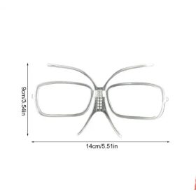   Dioptriás betét síszemüvegbe-motoros szemüvegbe (nagyobb)