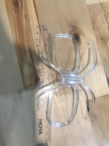 Dioptriás betét síszemüvegbe-motoros szemüvegbe (nagyobb)