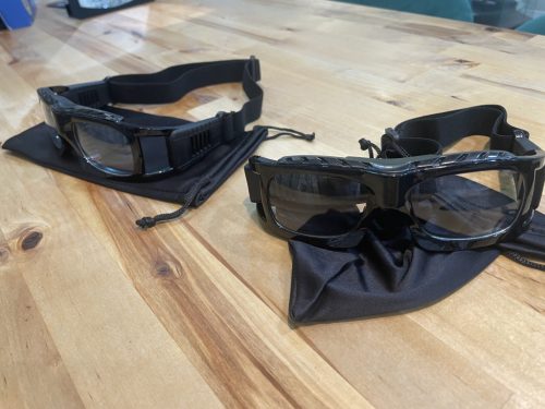 Dioptriázható sportszemüveg,pánttal