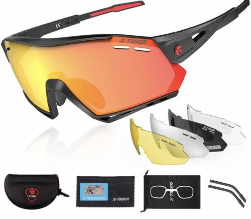 Dioptriázható betétes sportszemüveg, cserélhető lencsékkel