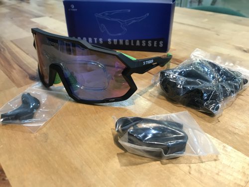 Dioptriás betétes polarizált- sportszemüveg- junior